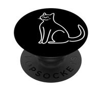 Croquis de Chat PopSockets PopGrip Adhésif