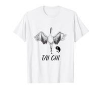 Croquis de pose de grue de Tai Chi T-Shirt