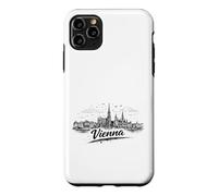 Croquis de Voyage Vienne Autriche Paysage Urbain Voyage Coque pour iPhone 11 Pro Max