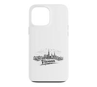 Croquis de Voyage Vienne Autriche Paysage Urbain Voyage Coque pour iPhone 13 Pro Max