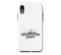 Croquis de Voyage Vienne Autriche Paysage Urbain Voyage Coque pour iPhone XR