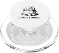 Croquis détaillé Choisissez Douceur Lop Rabbit PopSockets PopGrip pour MagSafe