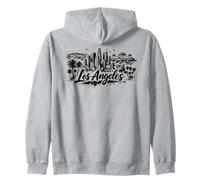 Croquis d'horizon de la Ville de Los Angeles en Sweat à Capuche