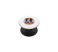 Croquis drôle de Chien Border Collie, Amoureux des Chiens de PopSockets PopGrip Adhésif