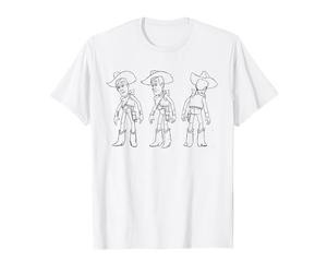 Croquis du revirement de Disney Pixar Toy Story Woody T-Shirt