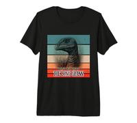 Croquis du vélociraptor, échelles détaillées, Message T-Shirt Haut de Gamme