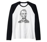 Croquis du Visage d'Abraham Lincoln Manche Raglan