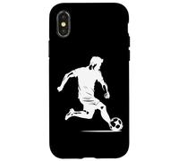 Croquis d'un joueur de football Coque pour iPhone X/XS