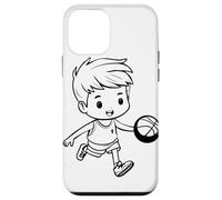 Croquis d'un Petit Joueur de Basket-Ball pour garçon Coque pour iPhone 12 Mini