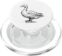 Croquis Esquisse d'été Simple de Poche Motif Vie à la Ferme PopSockets PopGrip pour MagSafe