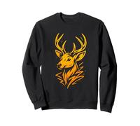Croquis Graffiti Tête de Cerf Design Art Urbain Sweatshirt