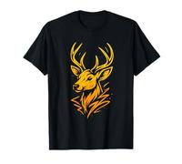 Croquis Graffiti Tête de Cerf Design Art Urbain T-Shirt