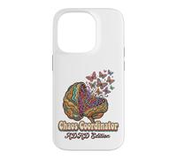 Croquis rétro du Cerveau Floral de Chaos Coordinator, édition TDAH Coque pour iPhone 14 Pro