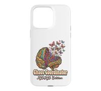 Croquis rétro du Cerveau Floral de Chaos Coordinator, édition TDAH Coque pour iPhone 15 Pro Max