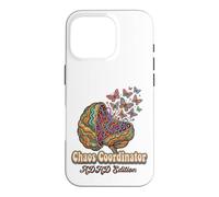 Croquis rétro du Cerveau Floral de Chaos Coordinator, édition TDAH Coque pour iPhone 16 Pro