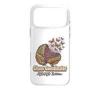 Croquis rétro du Cerveau Floral de Chaos Coordinator, édition TDAH Coque pour iPhone 17 Pro Max