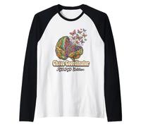 Croquis rétro du Cerveau Floral de Chaos Coordinator, édition TDAH Manche Raglan