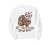 Croquis rétro du Cerveau Floral de Chaos Coordinator, édition TDAH Sweatshirt