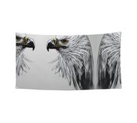 Croquis un aigle - Bannières décoratives imprimées adaptées pour les réunions de famille, les cérémonies de remise de diplôme, la décoration murale de photo