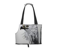 Croquis un aigle de transport pour petit animal de compagnie adapté pour les centres commerciaux, les avions, les bus et les métros