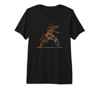 Croquis Vintage de Karateka T-Shirt Haut de Gamme