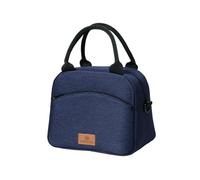 Croselyu Mini Sac à Déjeuner Isotherme Portable Avec Bandoulière - Mignon Sac de Pique-Nique et de Rangement de Plein Air - 1 Pièce (Bleu)