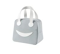 croselyu Mini sac à déjeuner isotherme - Sac de rangement de plein air/pique-nique mignon - Sac à glace portable - 1 pièce (S, gris)