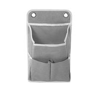 croselyu Sac à suspendre multifonctionnel pour dortoir universitaire - Panier à suspendre en tissu - Organiseur divers - Sac de rangement mural derrière une porte - Gris 2