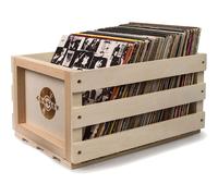 Crosley caisse en bois pour 75 disques vinyles