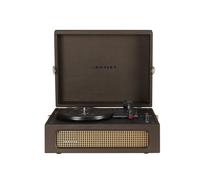 Crosley CR8017B-CO Voyager Tourne-Disque Portable Vintage en Vinyle avec Bluetooth in/Out et Haut-parleurs intégrés, Cacao