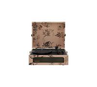 Crosley CR8017B-FL Voyager Platine Vinyle Vintage Portable avec Bluetooth et Haut-parleurs Intégrés, Floral