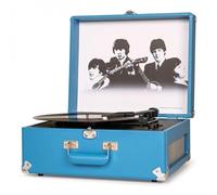 Crosley The Beatles Anthology Tourne-Disque Portable - Tourne-Disque Bluetooth, Lecteur Vinyle en Forme de Valise à 3 Vitesses, platines pour disques vinyles, Haut-parleurs stéréo intégrés, récepteur