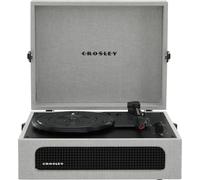 Crosley Voyager Platine Vinyle - Tourne Disque - Tourne Disque Vinyle - Platine Vinyle Bluetooth - Platines Vinyles - Tourne Disque Vintage - Gris (Gris)