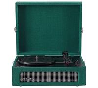 Crosley Voyager Tourne-Disque Portable - Tourne-Disque Bluetooth, Lecteur Vinyle en Forme de Valise à 3 Vitesses, platines pour disques vinyles, Haut-parleurs stéréo intégrés et récepteur Bluetooth,