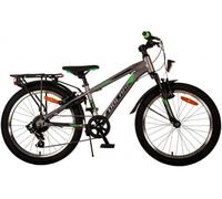 Cross 20 Pouces Vélo Gris 6-8 Ans Vélo Deux Handbremsen 6 Gang Éclairage