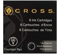 Cross 8921 Pen Refill Black 6 Pieces ¿ Pen Refills (Black, Fountain Pen, 6 Pieces)
