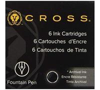 Cross 8921 Recharge Pour Stylos Noir 6 Pièce(S) - Recharges Pour Stylos (Noir, Stylo-Plume, 6 Pièce(S))