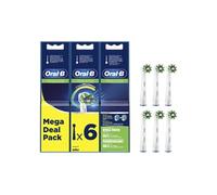 Oral-B CrossAction 80339345 tête de brosses 6 pièce(s) Bleu, Vert, Blanc