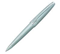Cross Apogee Executive Centre Stylo à bille lesté avec pinceau gravé et bande centrale chromée polie et polie - Coffret cadeau
