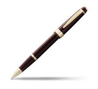Cross AT0745-11 Stylo à bille Roller Ball Bailey Light avec détails en or, Rouge Bordeaux