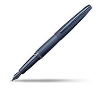 Cross ATX Dark Blue PVD Etched Diamond Pattern w/Polished Dark Blue PVD Appointments and Dark Blue PVD Plated Stainless Steel Fine Nib Fountain Pen