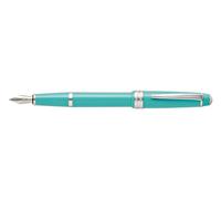 Cross Bailey Light Stylo à bille Stylo plume - Plume moyenne Medium Nib Bleu sarcelle brillant.