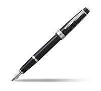 Cross Bailey Light Stylo à bille Stylo plume - Plume moyenne Medium Nib noir brillant