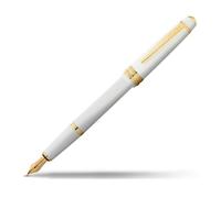 Cross Stylo-plume Bailey Light F Blanc ferrures dorées coffret cadeau