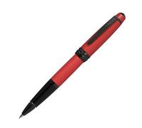 CROSS Bailey Selectip Stylo roller (encre noire, largeur de trait M, dans une boîte cadeau premium) vernis rouge mat