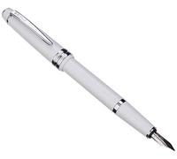 Cross Bailey Stylo plume en résine Blanc brillant Pointe extra fine