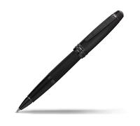 Cross Bailey Stylo roller rechargeable présenté dans un coffret cadeau haut de gamme - Pointe moyenne, encre noire, noir mat