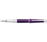 Cross Beverly Stylo Plume Laqué Plume En Acier Inoxydable Taille Moyenne (Violet)