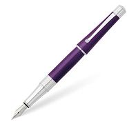 Cross Beverly Stylo plume laqué Plume en acier inoxydable Taille moyenne (Violet)