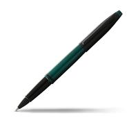 Cross Calais Stylo roller (capuchon noir mat, couleur de l'encre : noir, avec boîte cadeau) vert mat, 1 pièce (1 paquet)